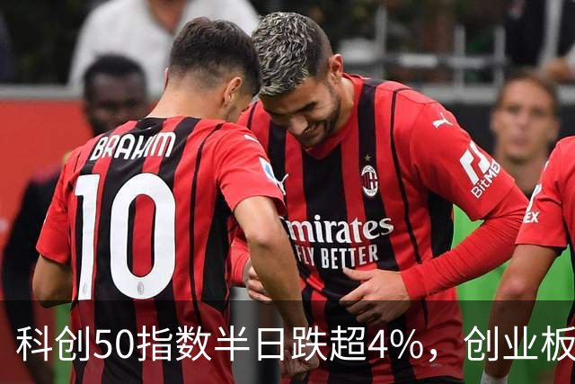 科创50指数半日跌超4%，创业板指跌超3%，四大行总市值突破10万亿